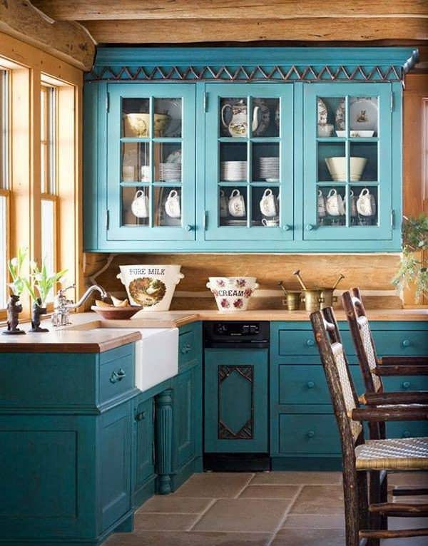 کابینت آشپزخانه به سبک بوهمیان