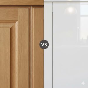 تفاوت کابینت ام دی اف و هایگلاس