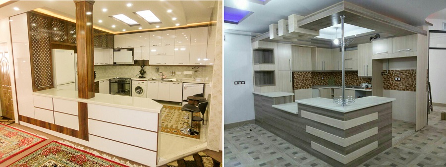 تفاوت کابینت ام دی اف و هایگلاس